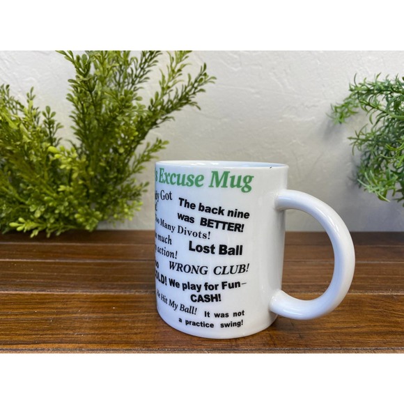 Retro Golfers Excuse Mug - Picture 3 of 4